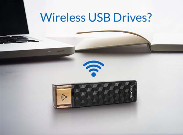 Sandisk Wireless USB Drive.