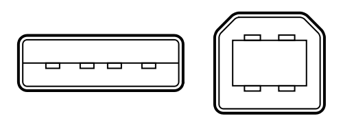 Diagram of Type-A and Type-B ports