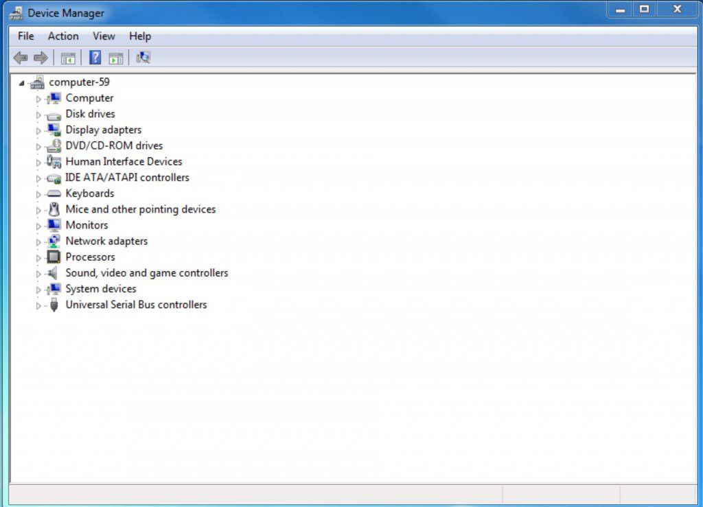 device manager screenshot