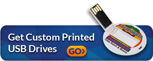 Slim Medallion Custom USB Drives