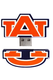 Auburn Tigers AU Logo Shape USB Drive