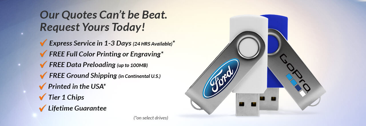 Get a fast quote on custom USB services from PremiumUSB