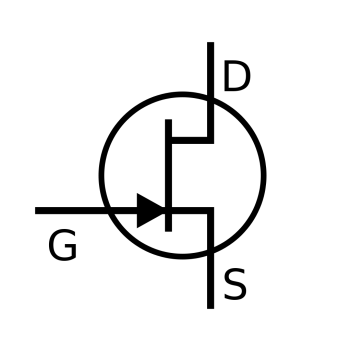 Source, Gate, Drian Diagram