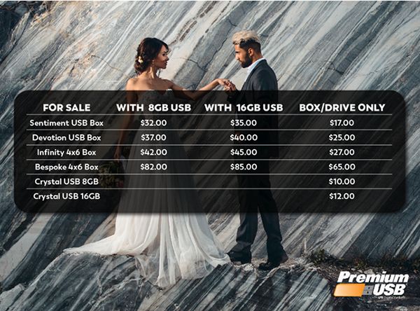 PhotoPlus Expor 2018 product pricing chart.