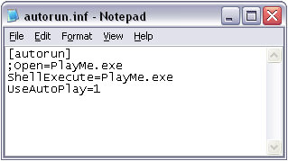Creating a USB AutoRun File