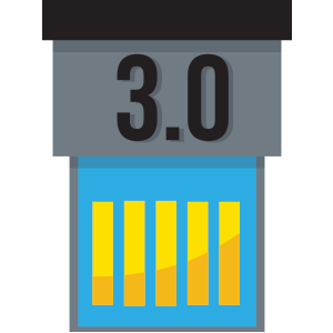 USB 3.0 5 pin graphic