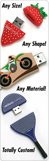 Create your own Custom USB Drive Shape