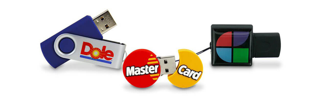 Revolution, Master Card Custom Shape, and Brilliant Epoxy USB Flash Drives