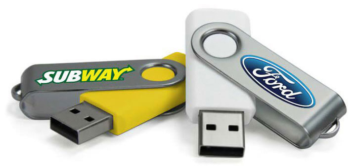 Subway and Ford branded Revolution USB Drive