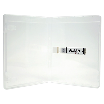 USDM Flash Pac® USB Flash Drive Case Super Clear
