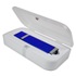 Small Magnetic Clear Plastic USB Box
