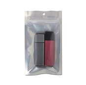 
Silver Zip Seal Bag for USB Drive