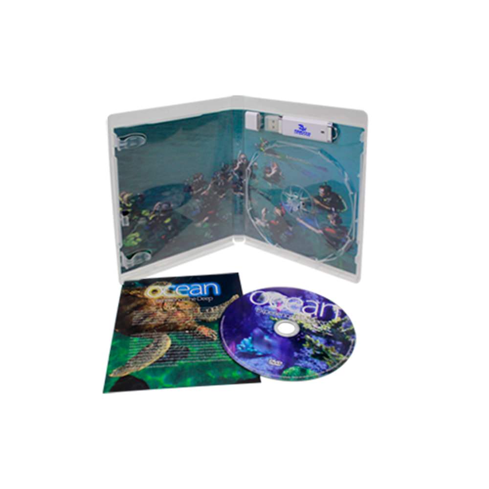 Flash Pac® USB Cases with DVDs Premium USB