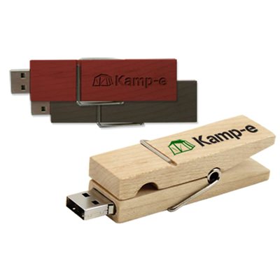 Clothespin Shaped USB Drive
