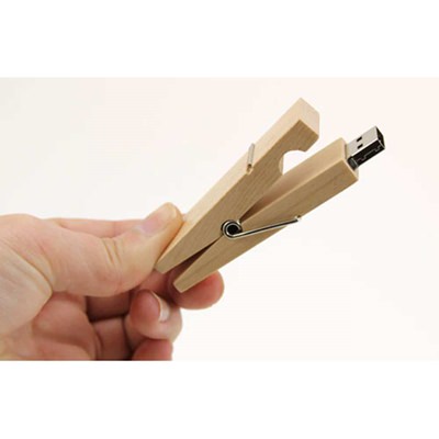 Clothespin Shaped 
