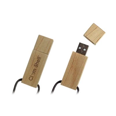 Craftsman Natural Wood USB Drive
