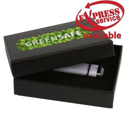 Custom Black "USB Drive" Gift Box, 2-Piece
