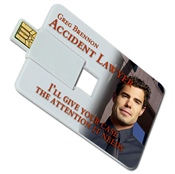
Flip Card Credit Card-Shaped 