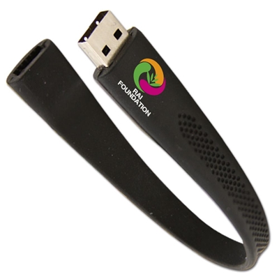 Traveler Wristband USB Drive
