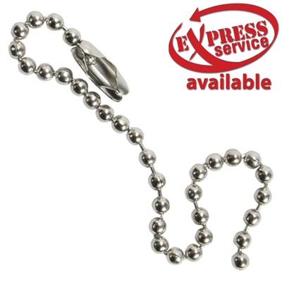 Silver Ball Chain For Custom USB Drives
