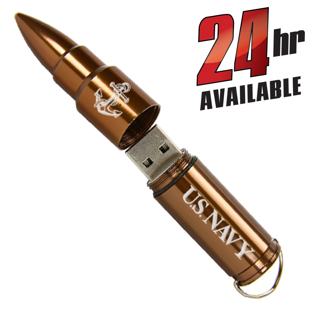 Arsenal Bullet Shaped Custom USB Drive - Custom USB Drives | Printing ...