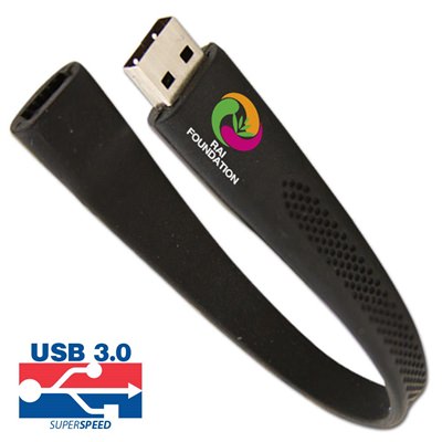 Traveler Wristband USB Drive
