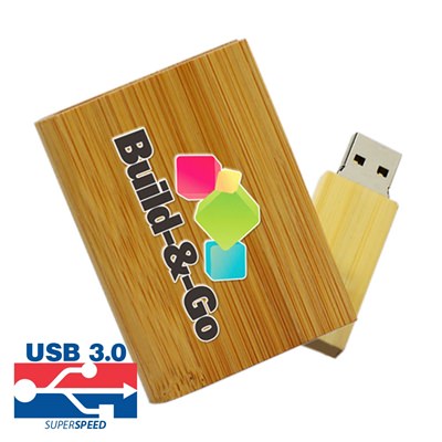 Publisher Wood Book USB Drive
