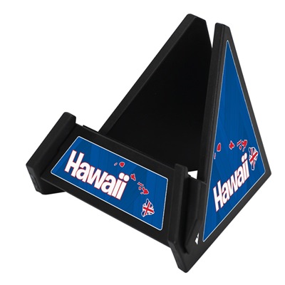 Black Hawaii Islands Phone Stand
