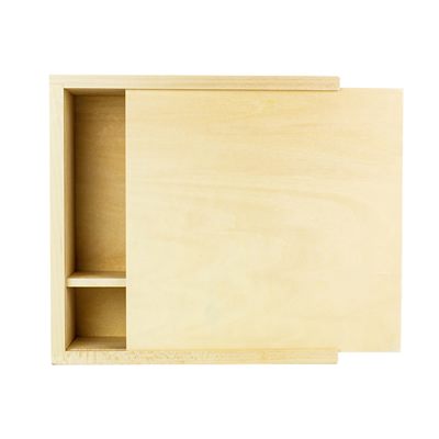 Natural Wood 5" x 7" USB Box
