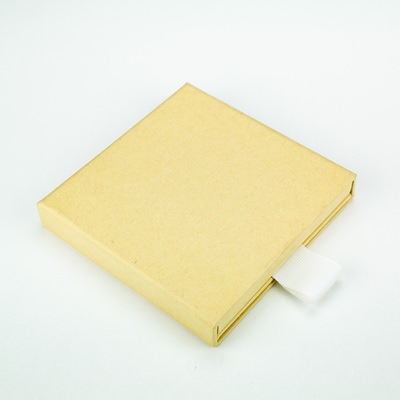 Yellow Kraft Hidden Slide USB Box
