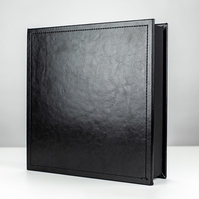 Black Leather Impression Photo & USB Box for 5"x7" Photos
