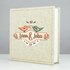 Linen Impression 4"x6" Photo Box with USB
