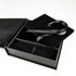 Black Leather Impression 4"x6" Photo Box with USB
