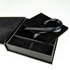 Black Leather Impression 4"x6" Photo Box with USB
