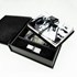 Black Leather Impression 5"x7" Photo Box with USB
