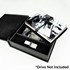 Black Leather Impression Photo & USB Box for 4"x6" Photos

