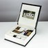 Black Leather Bespoke Video & Photo Box with USB for 4"x6" Photos
