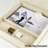 Linen Bespoke Custom Video and Photo Box for 5"x7" Photos
