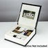 Black Leather Bespoke Video and Photo Box for 4"x6" Photos
