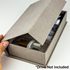 Light Gray Infinity Photo and USB Box for 5"x7" Photos
