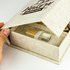 Linen Infinity Photo Box with USB for 4"x6" Photos
