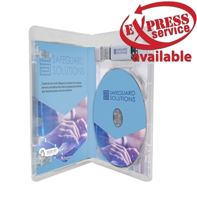 Flash Pac® USB Cases with Blu-ray Discs

