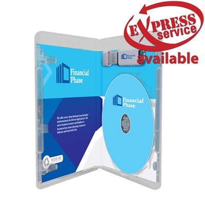 Flash Pac® USB Cases with DVDs
