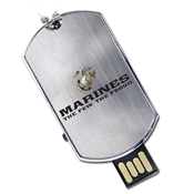 
Military Dog Tag USB Drive