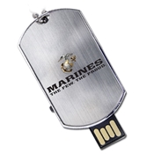 
Military Dog Tag USB Drive