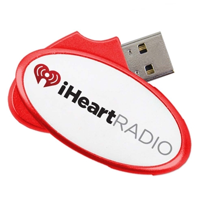 Promoter Oval Swivel USB Drive
