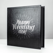 
Custom Black Leather Impression  4"x6" Photo and USB Box