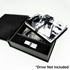 Custom Black Leather Impression  4"x6" Photo and USB Box
