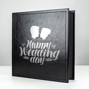 
Custom Black Leather Impression 5"x7" Photo and USB Box