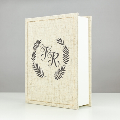 Linen Splendor Custom Photo Box for 5"x7" Photos
